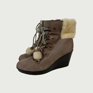 Wedge Heel Booties